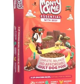 Free ad: Monty & Me Essential Dry Dog Food Beef 20kg Best Deal in South Africa. Monty & Me Essential Dry Dog Food Beef 20kg Best Deal in South Africa