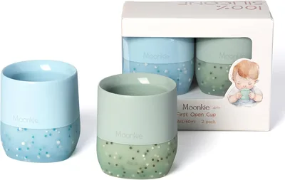Free ad: Moonkie Silikon Trinkbecher für Babys, 2er Pack, Lernbecher ab 4 Monaten, BPA-frei, mit Messskala, 60 ml in Romania. Moonkie Silikon Trinkbecher für Babys, 2er Pack, Lernbecher ab 4 Monaten, BPA-frei, mit Messskala, 60 ml in Romania