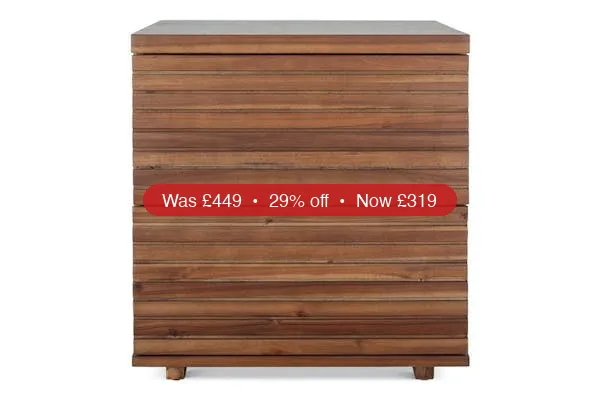 Mooring Bedside Table | 2 Drawer | Natural – 29% Off