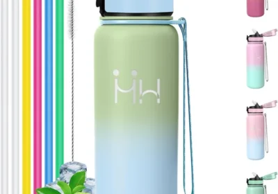 Motswedi 750ml Bottiglia Termica con Strofinaccio, Bottiglia Termica, A Prova di Perdite, in Acciaio Inossidabile, per Bevande Caldi e Fredde in Italy