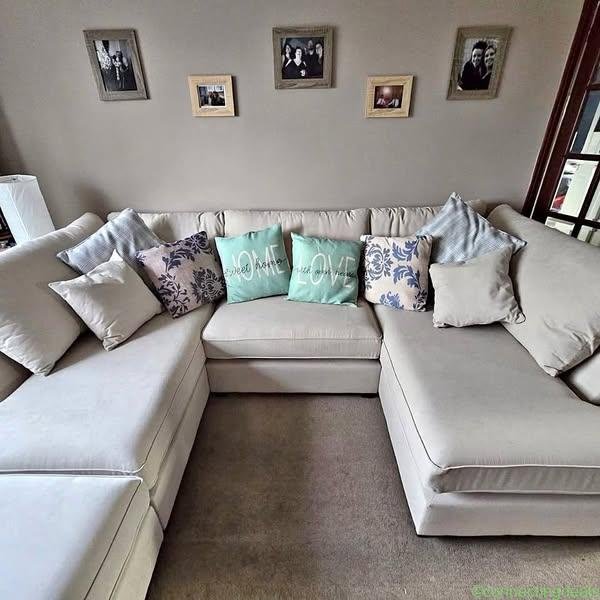 M&S Corner Sofa-Curved Corner Sofa