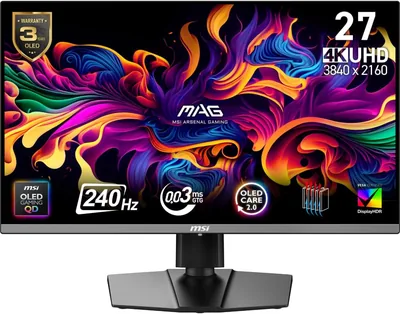 MSI MAG 272UP QD-OLED X24 4K 240Hz Gaming Monitor Best Deal