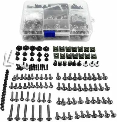 MTKXZHAO 177PCS Fairing Screws Kit for Kawasaki W800SE (2012-2015)