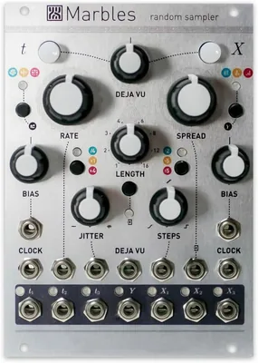 Muestreador de Mármoles Modulares: Estudio de Sonido con Puerta Eurorack y Módulo Generador CV (Panel de Metal) – Mejor Oferta