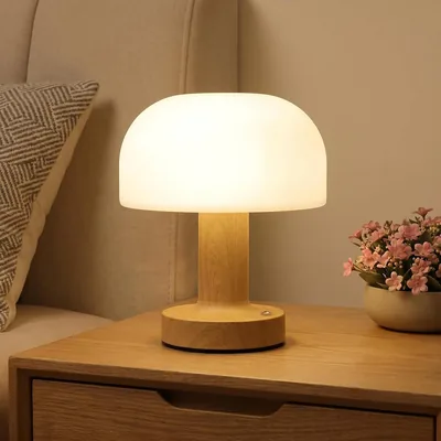 Mushroom Table Lamp Rechargeable Night Light Best Deal