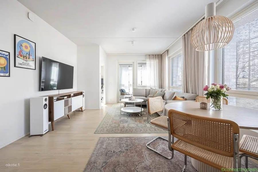 Myydään kaksio 46,5 m2 Vallilassa