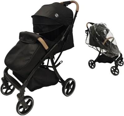 Nania Lexy – Poussette urbaine compacte, 0 à 4 ans (22 kg max), légère (7,5 kg), poussette à manchet, réversible, Best Deal