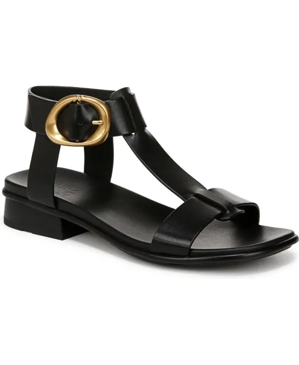 Naturalizer Women’s Brandy T-Strap Block Heel Sandals