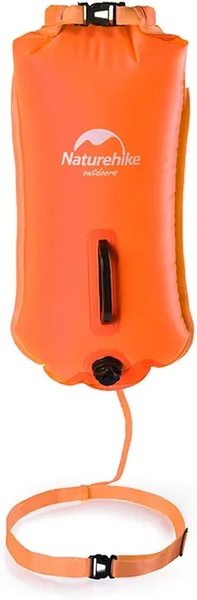 Naturehike Wasserdichte Tasche Schwimmring Offene Wasser Trockentaschen für Outdoor-Aktivitäten und Wassersport im Blasenaufblasmechanismus