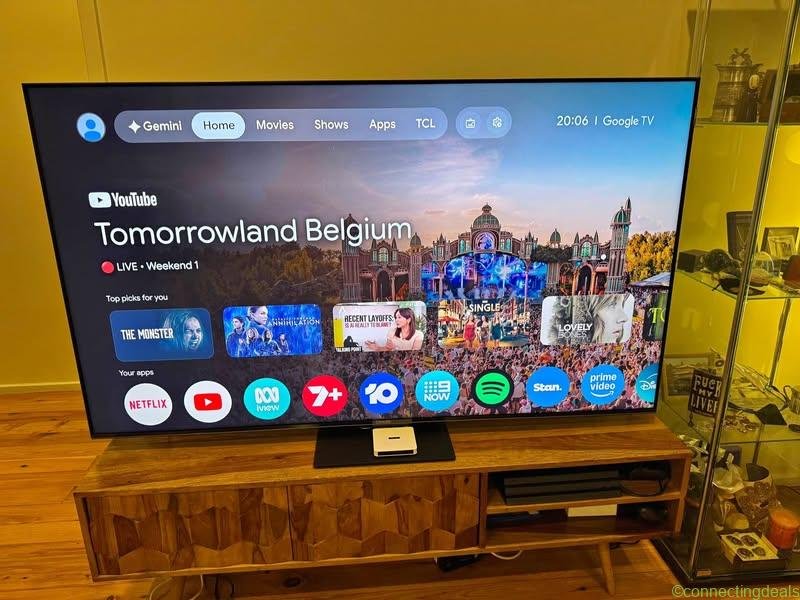 New TCL 65″ C855 QD-Mini LED 4K Google TV (2024)
