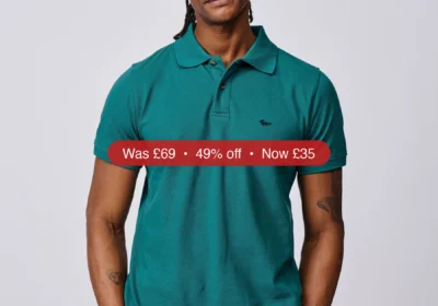 Next Aubin Green Oliver Pique Polo Shirt - 49% Off in Ireland