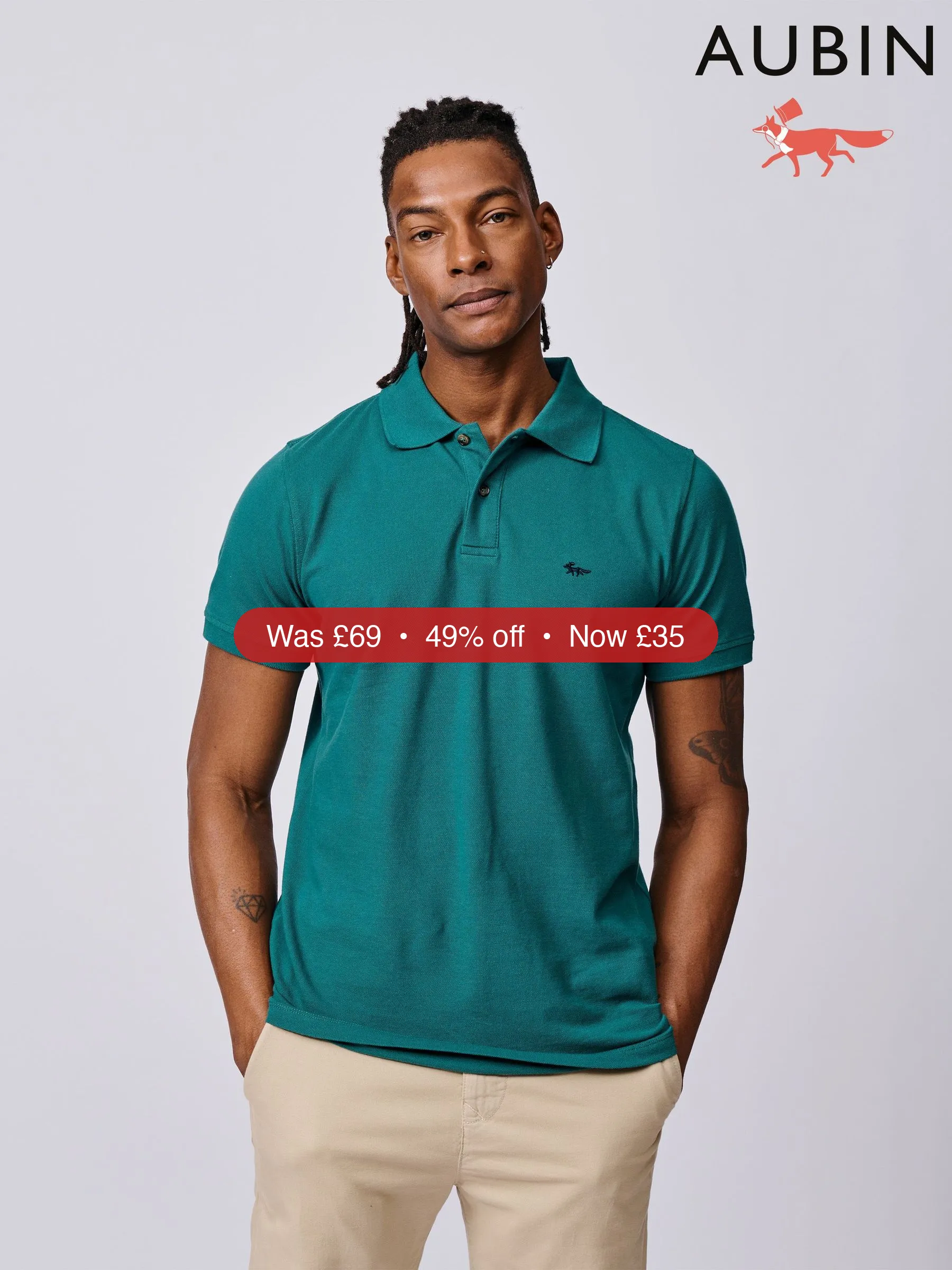 Next Aubin Green Oliver Pique Polo Shirt – 49% Off