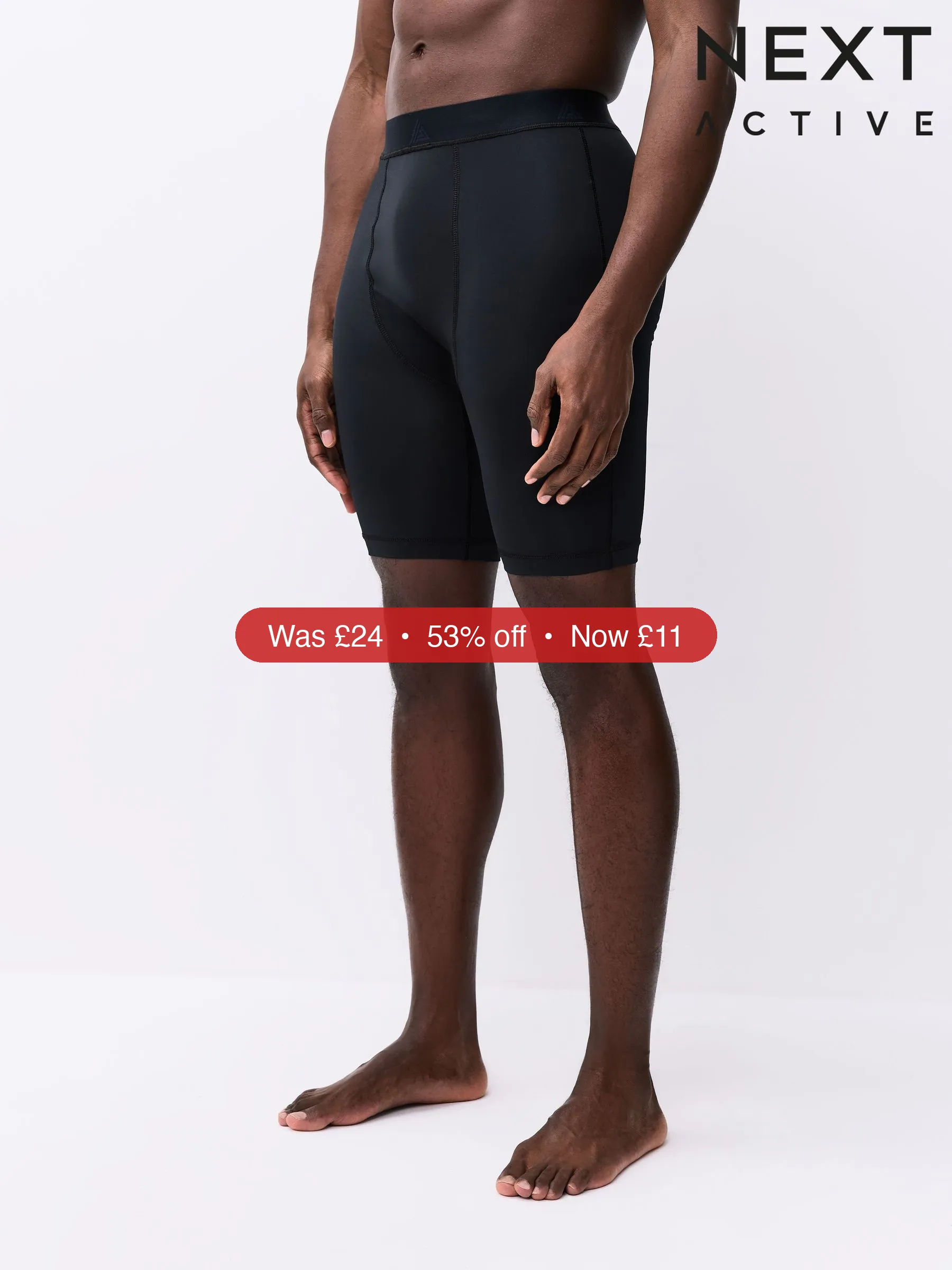 Next Black Active Short Thermal Base Layer – 53% Off