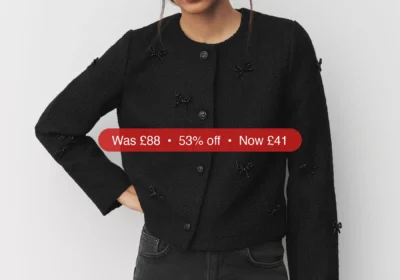 Free ad: Next Black Beaded Bow Boucle Jacket - 53% Off in Ireland. Next Black Beaded Bow Boucle Jacket - 53% Off in Ireland