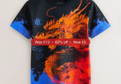 Free ad: Next Black/Orange Dragon Regular Fit Short Sleeve All-Over Print T-Shirt (3-16yrs) - 62% Off in Ireland. Next Black/Orange Dragon Regular Fit Short Sleeve All-Over Print T-Shirt (3-16yrs) - 62% Off in Ireland