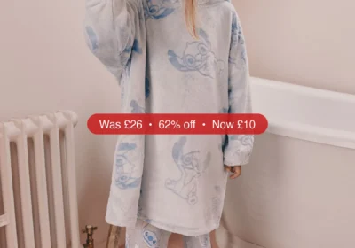 Next Blue Lilo & Stitch Blanket Hoodies (3-16yrs) - 62% Off in Ireland