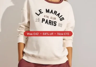 Next Cream Maternity Graphic Sweatshirt - 64% Off in Ireland