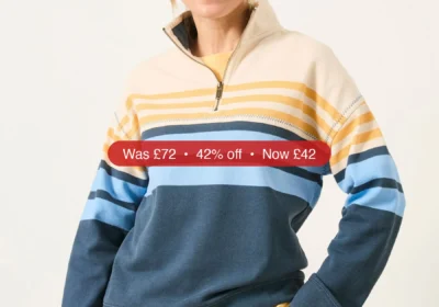 Free ad: Next FatFace Airlie Blue Relaxed Stripe Half Neck Sweat - 42% Off in Ireland. Next FatFace Airlie Blue Relaxed Stripe Half Neck Sweat - 42% Off in Ireland