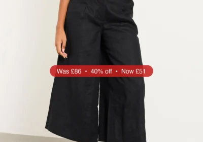 Free ad: Next FatFace Anya Black Wide Leg Cropped Trousers - 40% Off in Ireland. Next FatFace Anya Black Wide Leg Cropped Trousers - 40% Off in Ireland