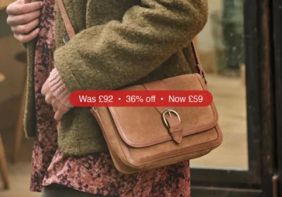 Next FatFace Mabel Chestnut Brown Buckle Crossbody Bag - 36% Off in Ireland