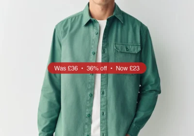 Next Green Long Sleeve Garment Dyed Oxford Shirt - 36% Off in Ireland