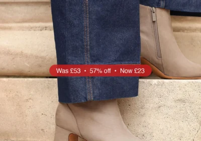 Next Linzi Light Brown Cove Comfort Block Heeled Ankle Boot - 57% Off in Ireland