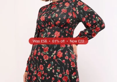 Next Lipsy Black Curve Mini Floral Lace Trim Jersey Underbust Dress - 61% Off in Ireland
