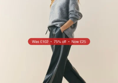 Next Nothing Ordinary Black Faux Leather Side Stripe Trousers - 75% Off in Ireland