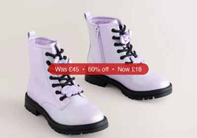 Free ad: Next Purple Metallic Lilo & Stitch Warm Lined Lace up Ankle Boots - 60% Off in Ireland. Next Purple Metallic Lilo & Stitch Warm Lined Lace up Ankle Boots - 60% Off in Ireland