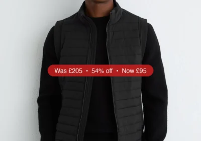 Free ad: Next Reiss Black Caspian Quilt and Knit Zip-Through Gilet - 54% Off in Ireland. Next Reiss Black Caspian Quilt and Knit Zip-Through Gilet - 54% Off in Ireland