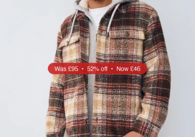 Free ad: Next Rust Brown Borg Lined Hooded Check Shacket - 52% Off in Ireland. Next Rust Brown Borg Lined Hooded Check Shacket - 52% Off in Ireland