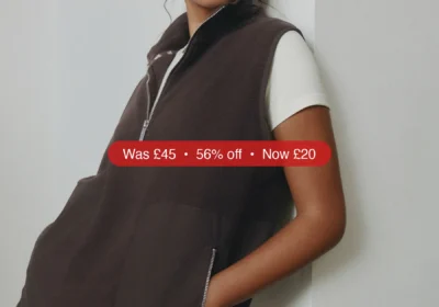 Next self. Chocolate Brown Microfleece Gillet - 56% Off in Ireland