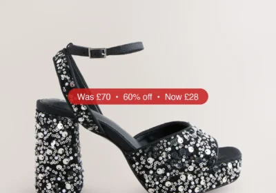Free ad: Next Sequin Forever Comfort® Square Toe Sequin Block Heeled Sandals - 60% Off in Ireland. Next Sequin Forever Comfort® Square Toe Sequin Block Heeled Sandals - 60% Off in Ireland