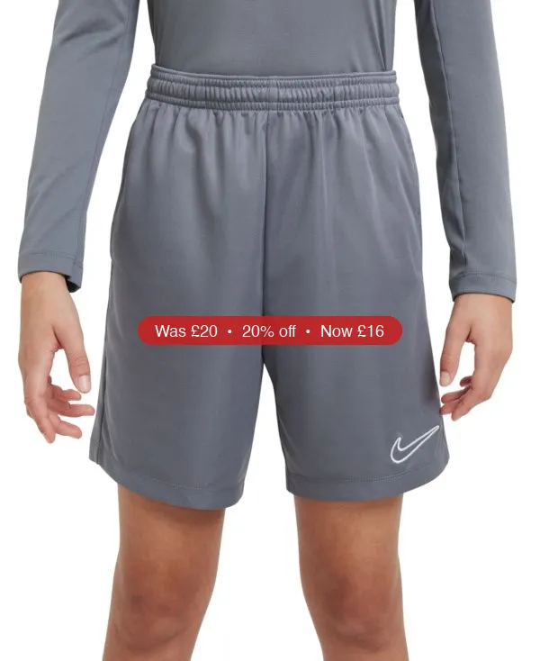 Nike Big Kids Trophy23 Dri-FIT 7″ Training Shorts – 20% Off