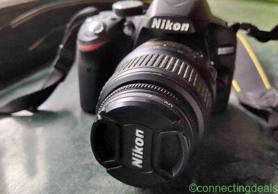 NIKON D3200 WITH BAG AND MEMORY CARD in Mumbai