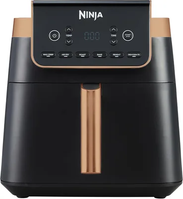 Ninja MAX PRO Luftfrittierer, 6,2 L, ölfrei, große Schublade, Rösten, Backen, Air Fry, Antihaftbeschichtung, spülmaschinengeeignet
