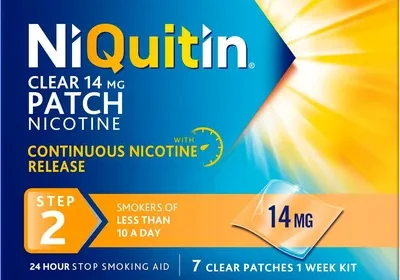 Free ad: NiQuitin Nicotine Patches 14mg - Step 2 Best Deal in United Kingdom. NiQuitin Nicotine Patches 14mg - Step 2 Best Deal in United Kingdom