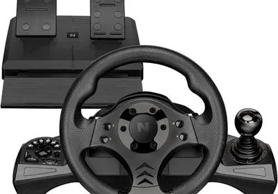 Free ad: Nitho Drive Pro V16 रेसिंग व्हील और पेडल सेट MLT-DP16-K, PC/PS3/PS4/Xbox1/Switch के लिए in India. Nitho Drive Pro V16 रेसिंग व्हील और पेडल सेट MLT-DP16-K, PC/PS3/PS4/Xbox1/Switch के लिए in India