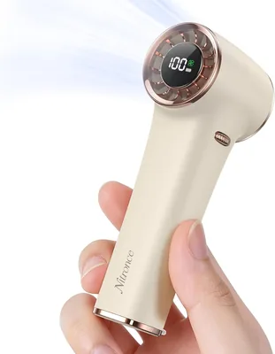 NITRONCE Mini Ventilator, 97g Leicht 20000RPM Handventilator mit Bis Zu 10m/s Windgeschwindigkeit
