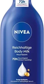 Free ad: Nivea Rich Body Milk, intensiv nährende Körperlotion mit reinem Hyaluron, Mandelöl und Tiefenpflege-Serum für trockene Haut - 47% Rabatt in Denmark. Nivea Rich Body Milk, intensiv nährende Körperlotion mit reinem Hyaluron, Mandelöl und Tiefenpflege-Serum für trockene Haut - 47% Rabatt in Denmark