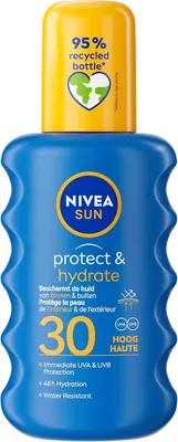 NIVEA Zonbescherming & Hydraterende Zonspray – SPF 30 – Zonspray – Beschermt en hydrateert – Zonnelesmiddel – Met vitamine E – 200 ml (61% Korting)