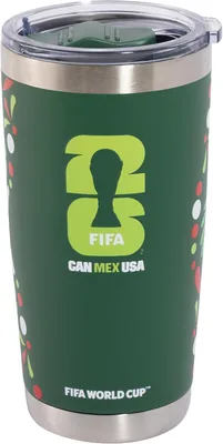 NORDAY | Termos para Café Tumbler 20 oz Selección Mexicana FIFA 2026 Verde Calavera | Vaso Térmico de Acero Inoxidable 600 ml