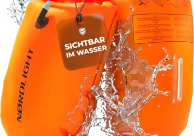 Nordlight Schwimmboje - Trockentasche fürs Schwimmen, Aufblasbare wasserdichte Tasche + Boje für Triathleten | Best Deal in Denmark
