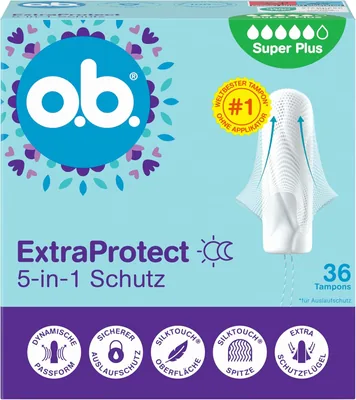 o.b. ExtraProtect Tampons 36 Pieces Best Deal
