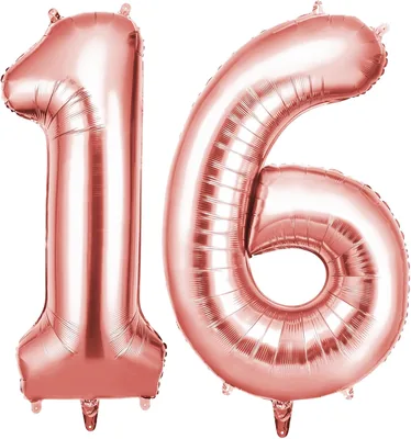 OFFCUP Nr. 16 61 Rosegoud 101 cm Grote Folieballon Gigantische Ballon Helium Luchtbal Met Stikstof Voor Jongens Meisjes Volwassenen Dekoratie