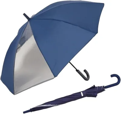 Ogawa LINEDROPS 53328 キッズ 長い雨傘 円形T字ハンドル ジャンプ型 55cm 8本骨 固色 リフレクター付 Best Deal