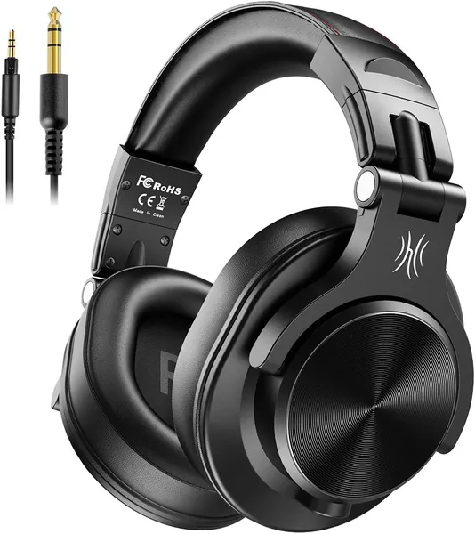 OneOdio A71 Écouteurs Filaires, Casques Circulaires Confortables et Légers, Réduits pour Piano
