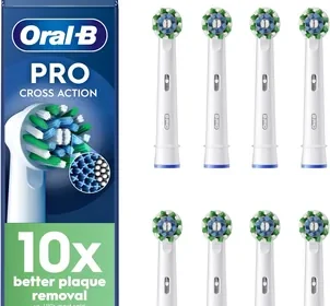 Oral-B Pro Cross Action Końcówki do Szczoteczek Elektrycznych, Pakiet 8 Szt. | Najlepsza Cena in Poland