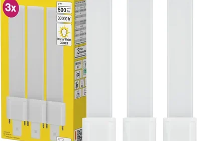 Osram Dulux S9 LED Kompaktlampe, 4 W, 500 lm, Warmweiß 3000 K, Sockel G23, 230 V AC/CCG, CRI 80, 32,3 mm Durchmesser, Packung mit 1 in Romania