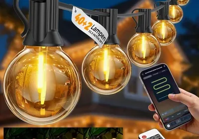 Free ad: Outdoor LED Lichterkette, 33.3 m mit Doppelsteuerung, Dimmbar, Timer, für Garten, 34% Rabatt in Germany. Outdoor LED Lichterkette, 33.3 m mit Doppelsteuerung, Dimmbar, Timer, für Garten, 34% Rabatt in Germany